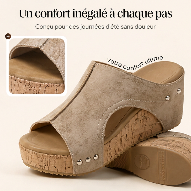 Beatrice | Orthopedic Support Wedge Sandals