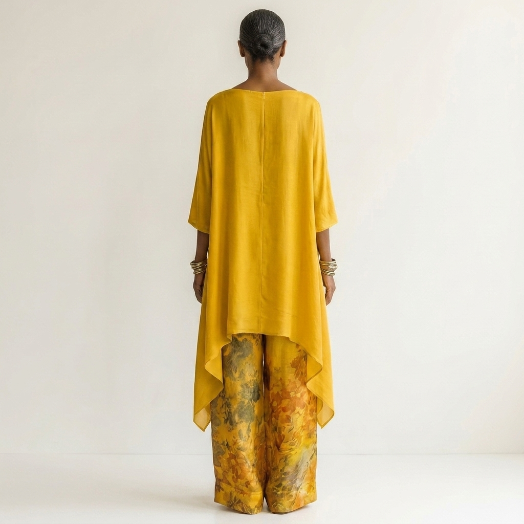 Cariola | Asymmetric Cotton and Silk Two-Piece Set