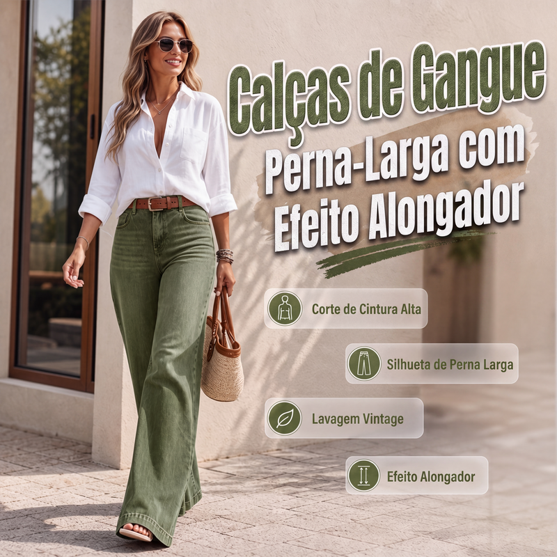 Clara | Wide Leg High Waist Jeans