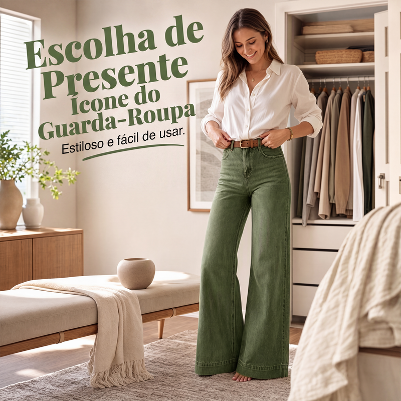 Clara | Wide Leg High Waist Jeans