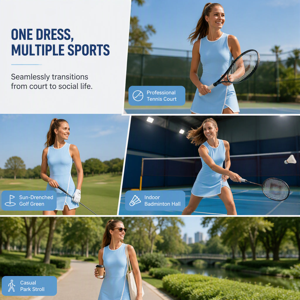 Demi | Breathable a-Line Tennis Dress