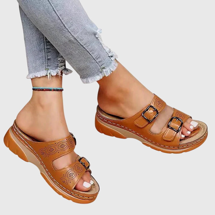 Diora | Vegan Leather Sandals