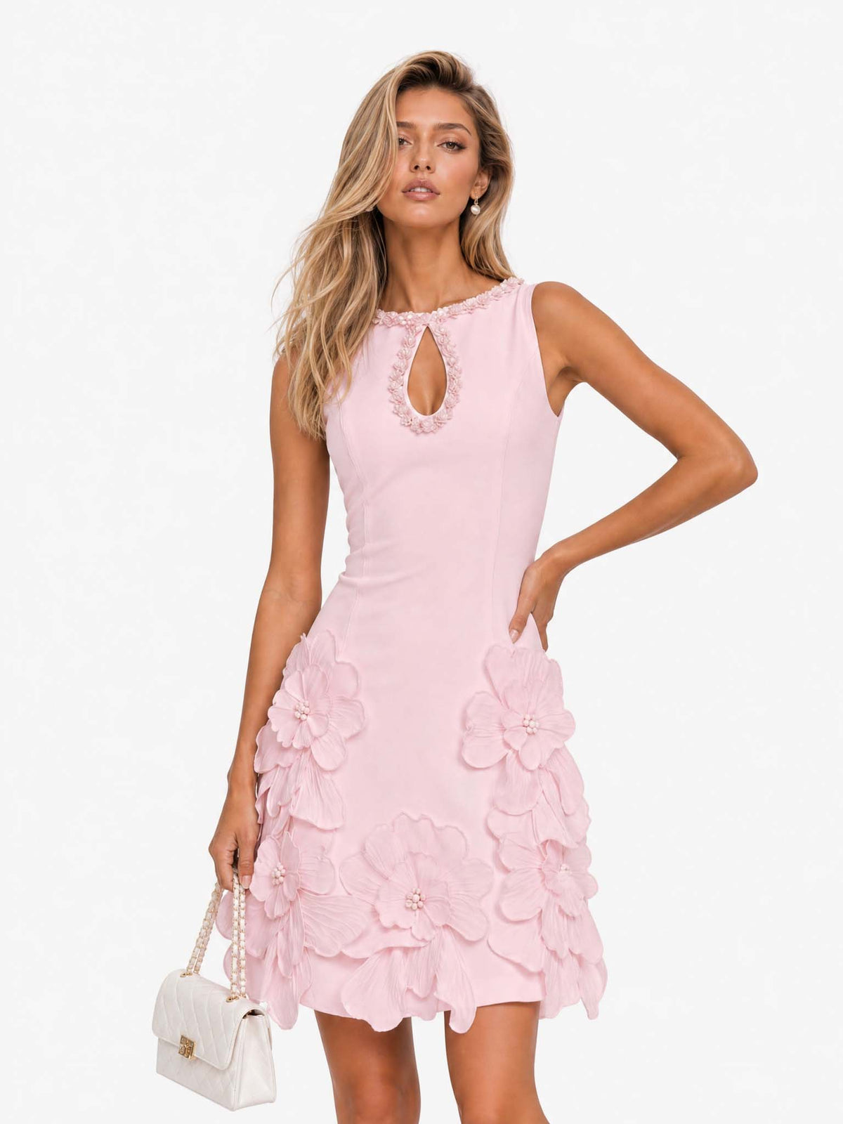 Elettra | Sleeveless Cut-Out Mini Dress