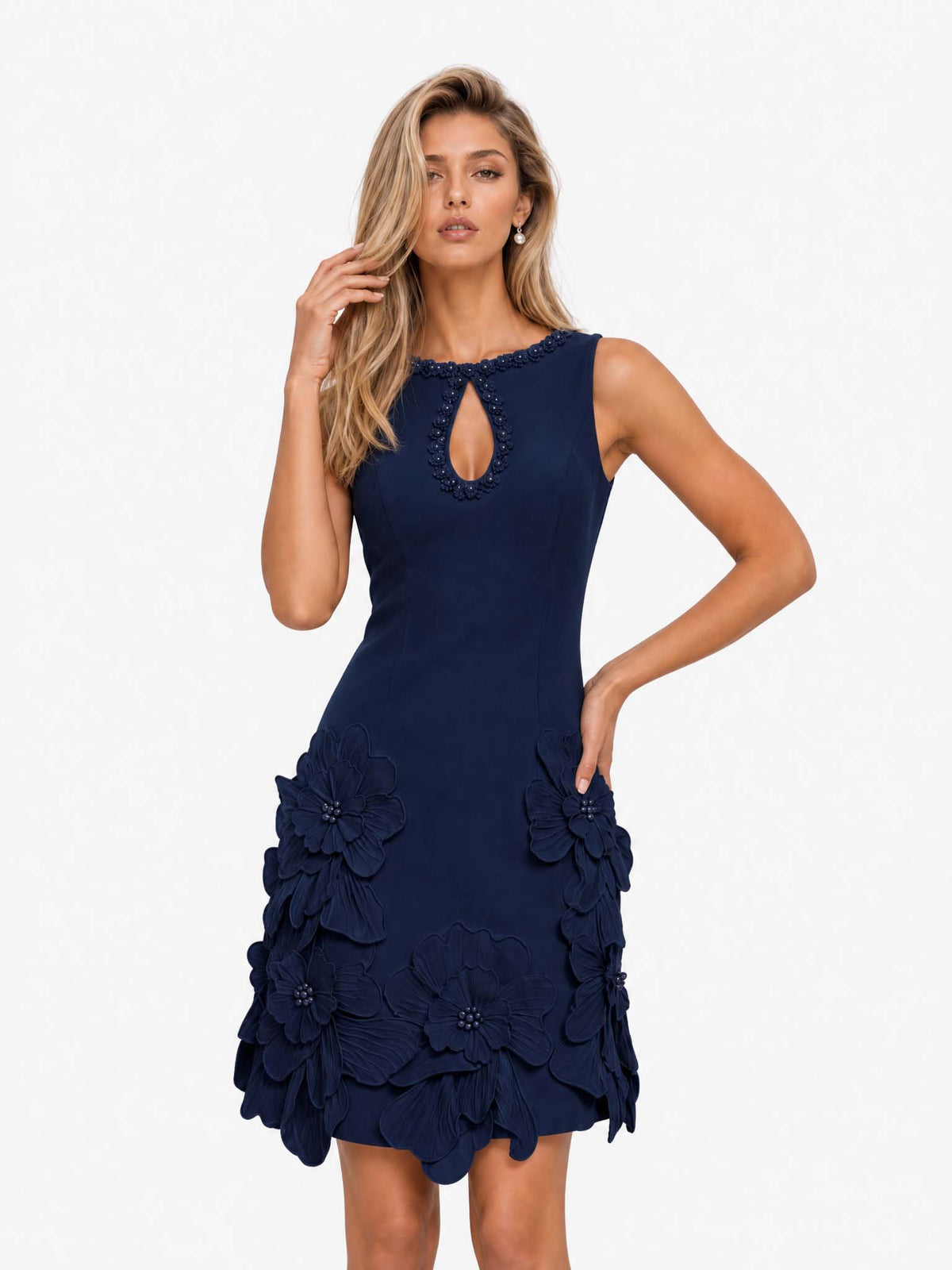 Elettra | Sleeveless Cut-Out Mini Dress