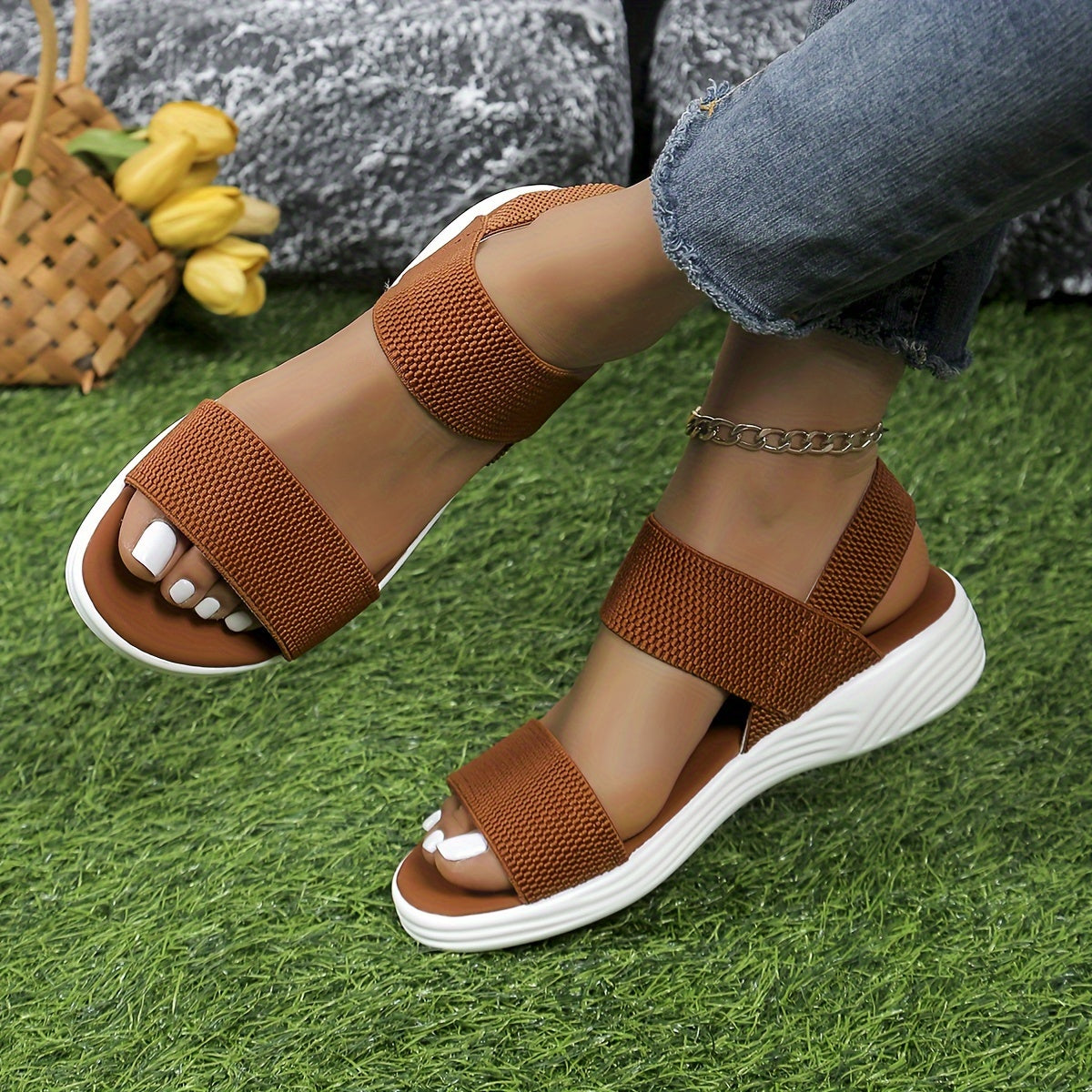 Esther | Lightweight Stretch Sandals