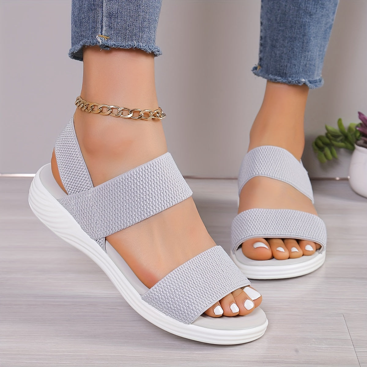 Esther | Lightweight Stretch Sandals