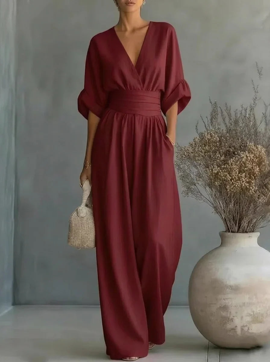 Lavinia | Essential V-Neck Jumpsuit