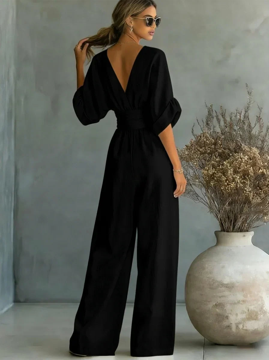 Lavinia | Essential V-Neck Jumpsuit