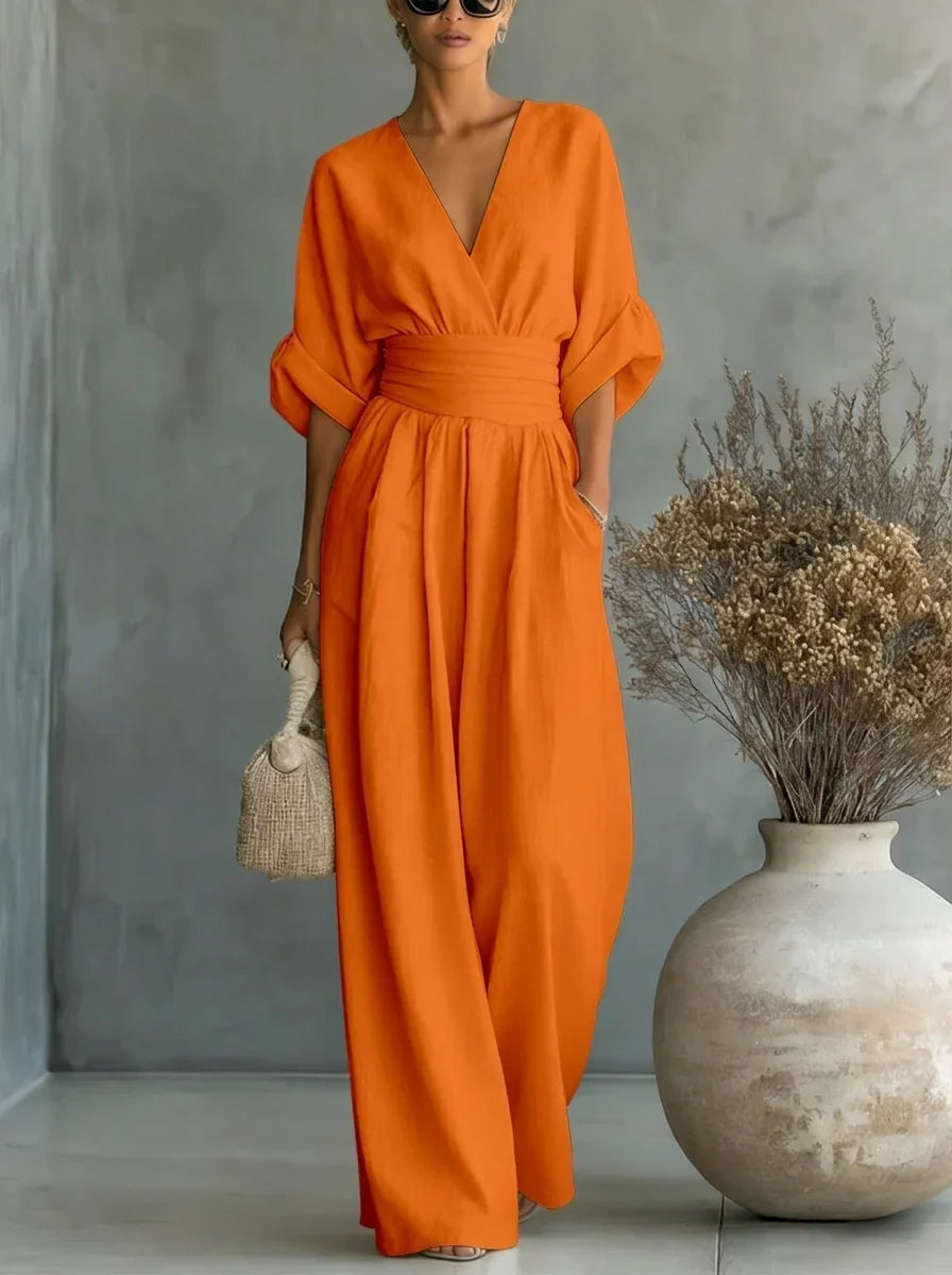 Lavinia | Essential V-Neck Jumpsuit