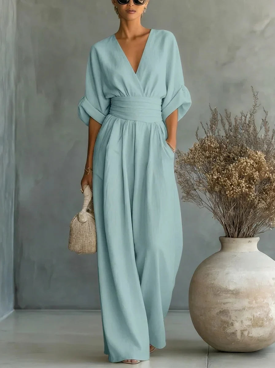 Lavinia | Essential V-Neck Jumpsuit