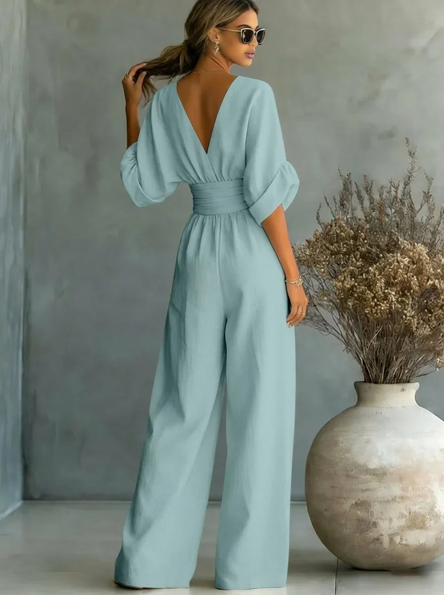 Lavinia | Essential V-Neck Jumpsuit
