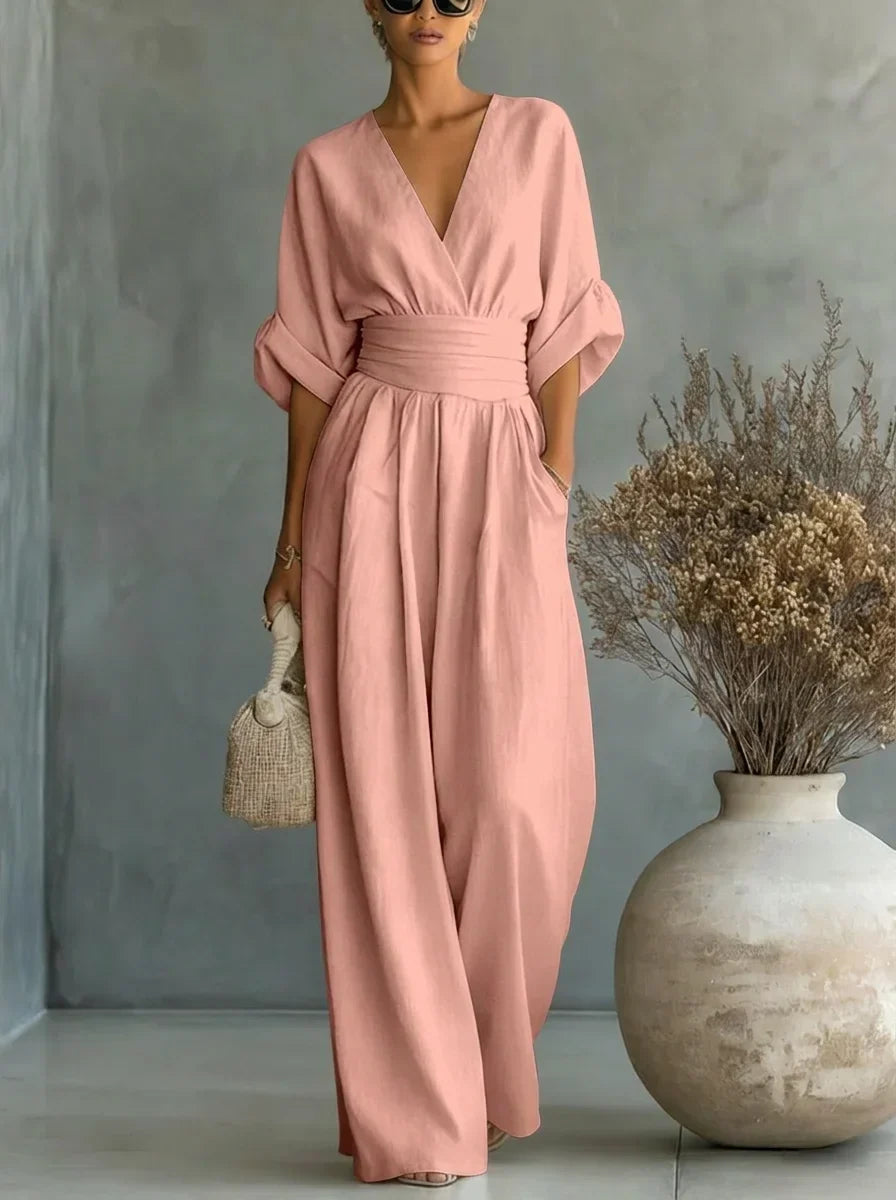 Lavinia | Essential V-Neck Jumpsuit