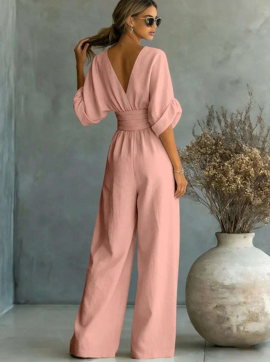 Lavinia | Essential V-Neck Jumpsuit