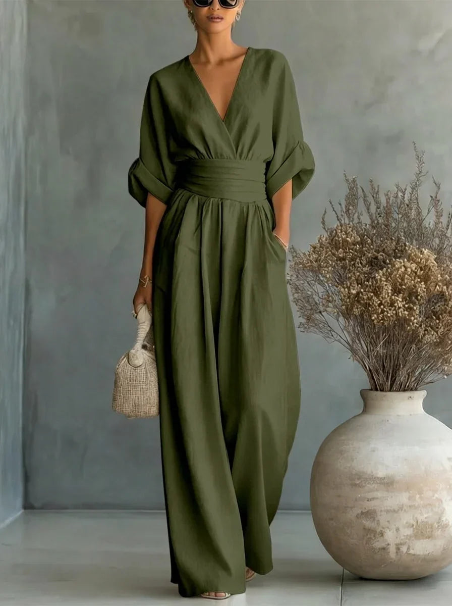 Lavinia | Essential V-Neck Jumpsuit