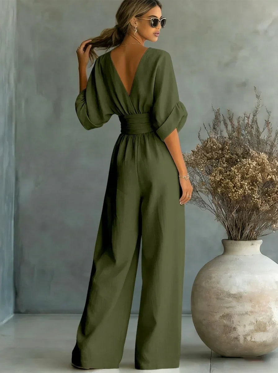Lavinia | Essential V-Neck Jumpsuit
