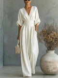 Lavinia | Essential V-Neck Jumpsuit