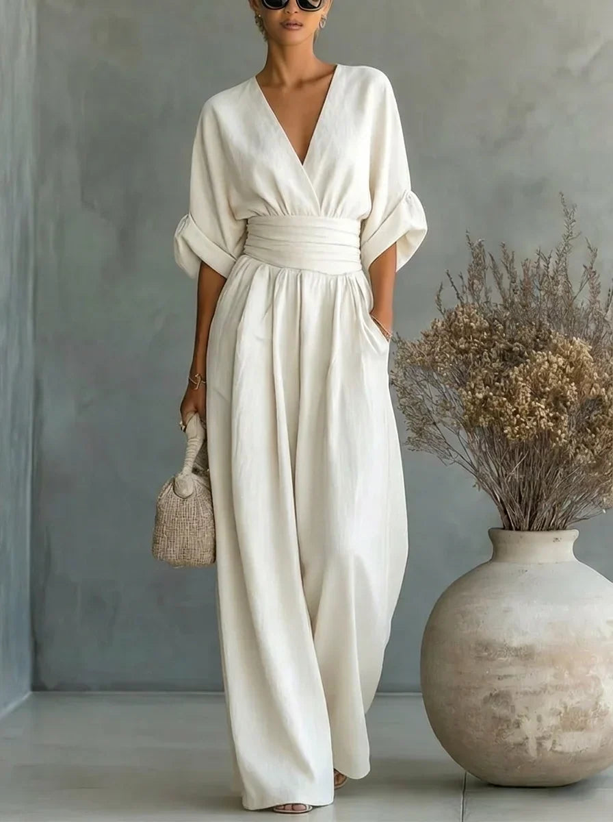 Lavinia | Essential V-Neck Jumpsuit