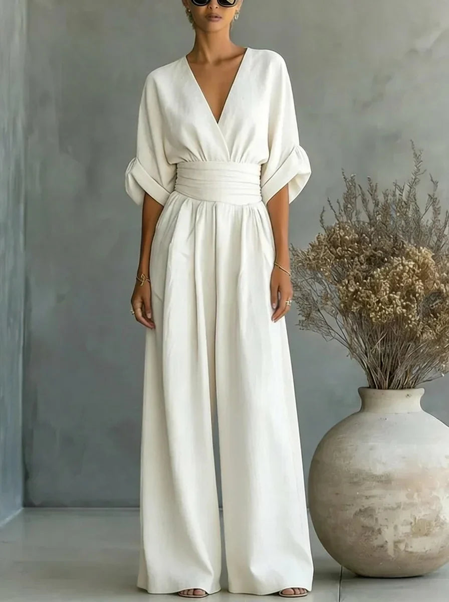 Lavinia | Essential V-Neck Jumpsuit