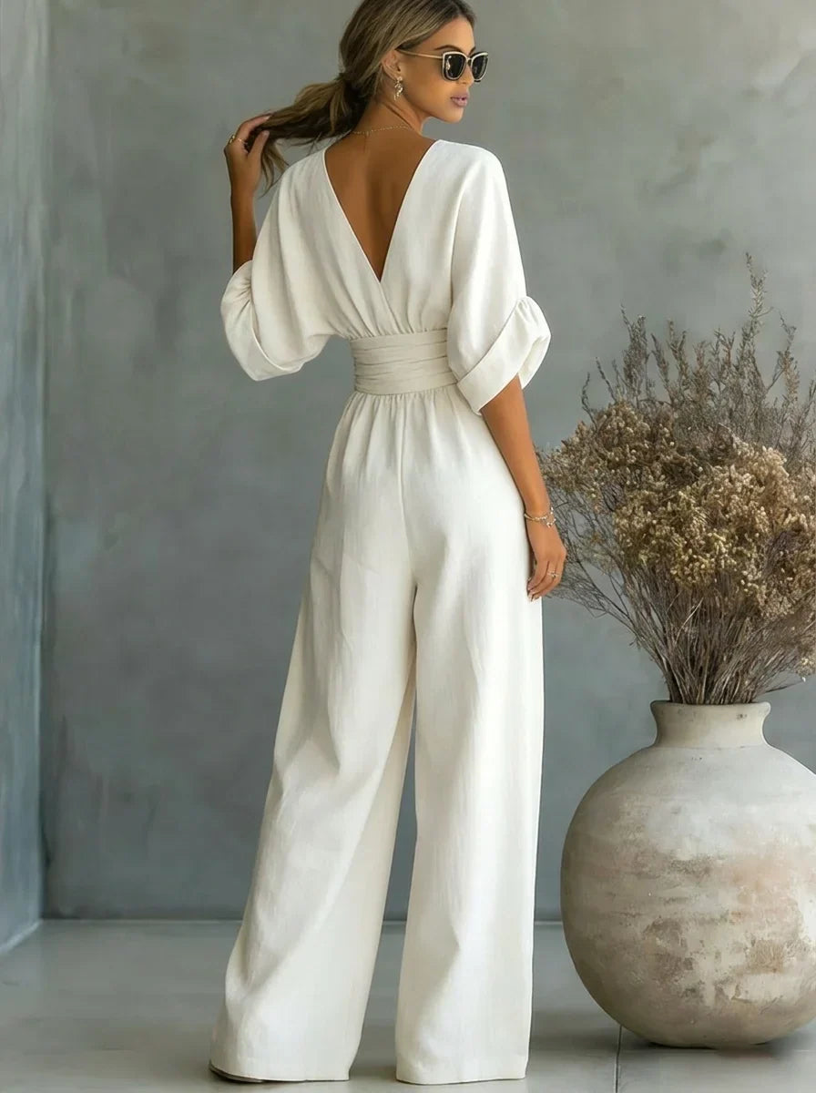Lavinia | Essential V-Neck Jumpsuit