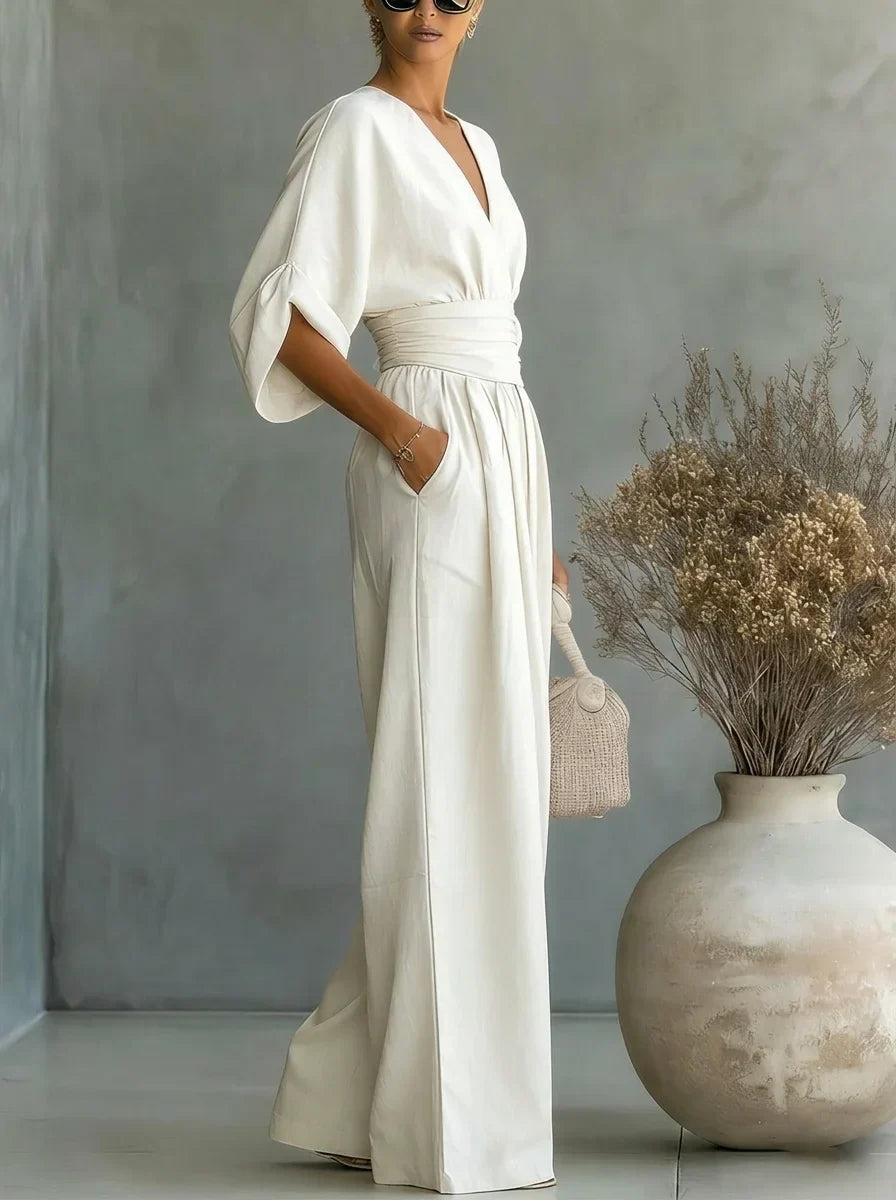 Lavinia | Essential V-Neck Jumpsuit