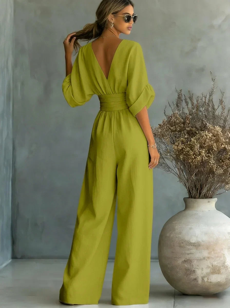 Lavinia | Essential V-Neck Jumpsuit