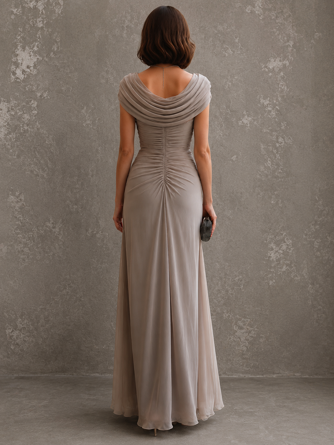 Maëlle | Sleeveless Draped Maxi Dress