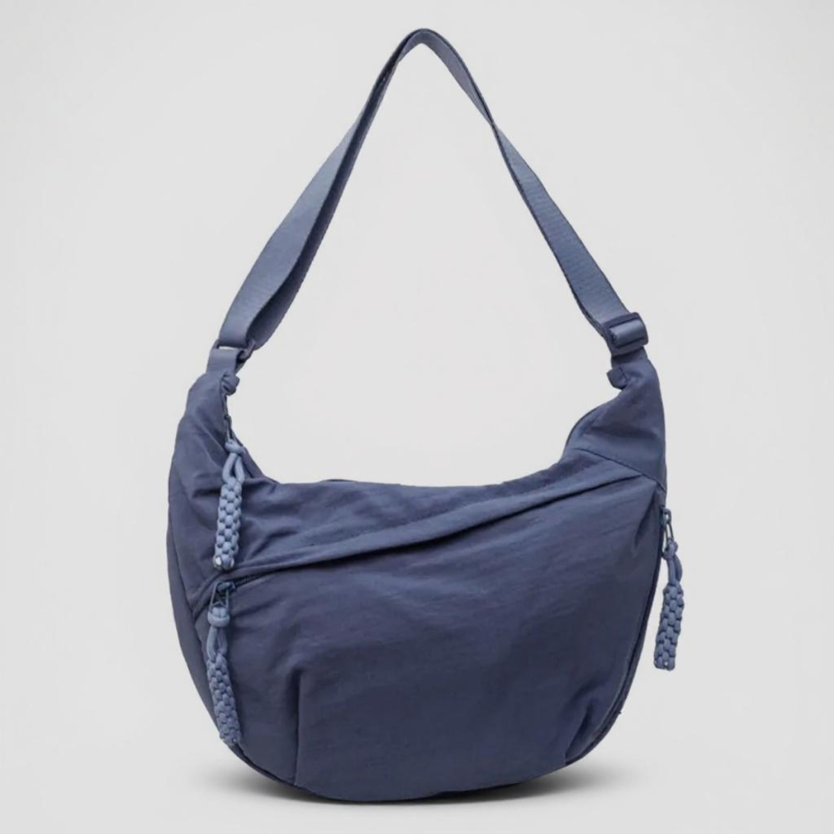 Mara | Blue Nylon Shoulder Bag