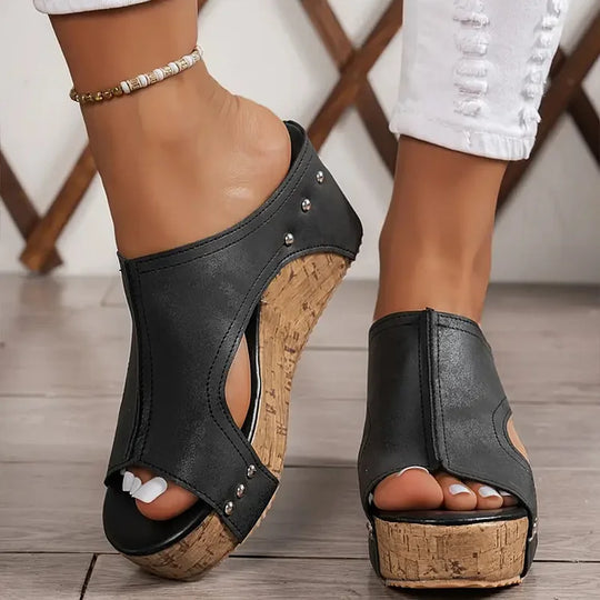 Melina | Wedge Sandals