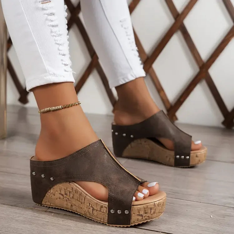 Melina | Wedge Sandals