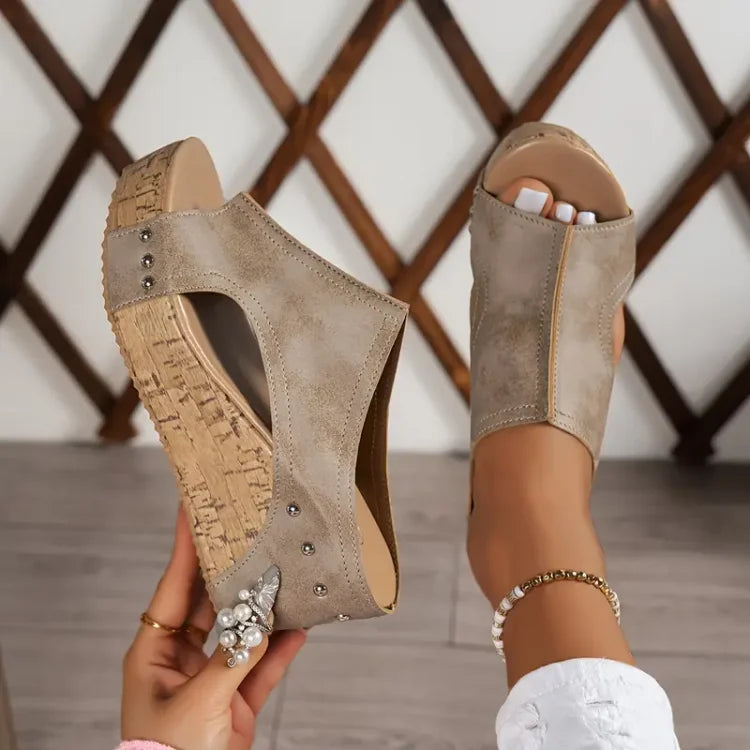 Melina | Wedge Sandals