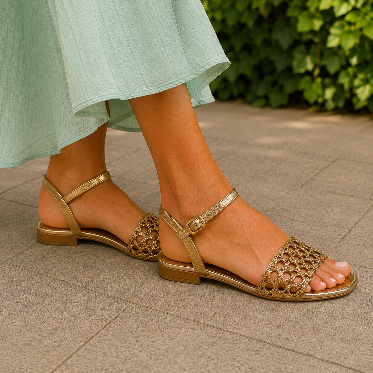 Noelle | Innocenti Perforated Sandals
