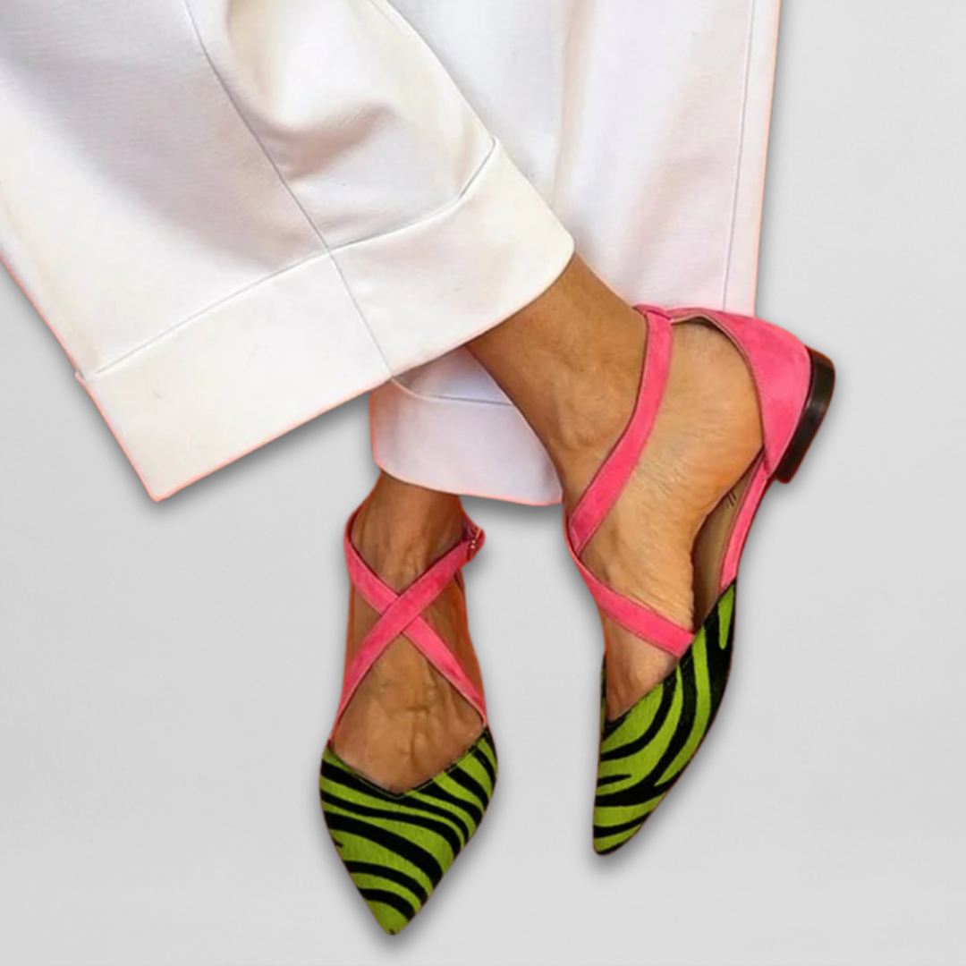 Ornella | Women's Ballerina Flats with Straps