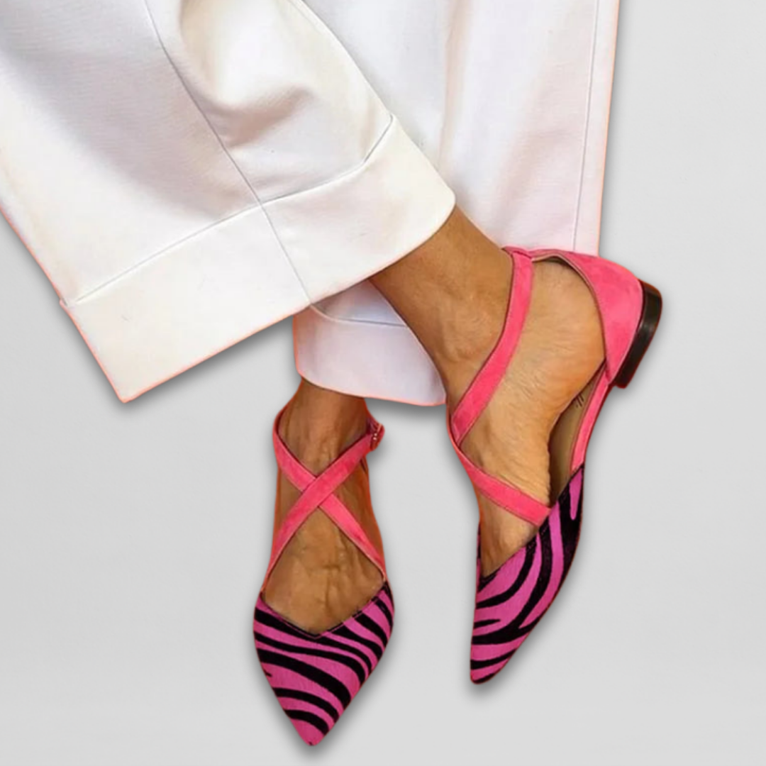 Ornella | Women's Ballerina Flats with Straps